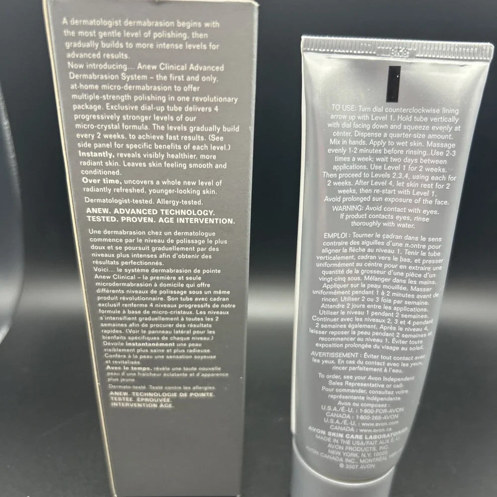 Avon Anew Clinical Advanced Dermabrasion System - 2.5 oz NEW